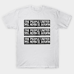 People United Never Defeated T-Shirt